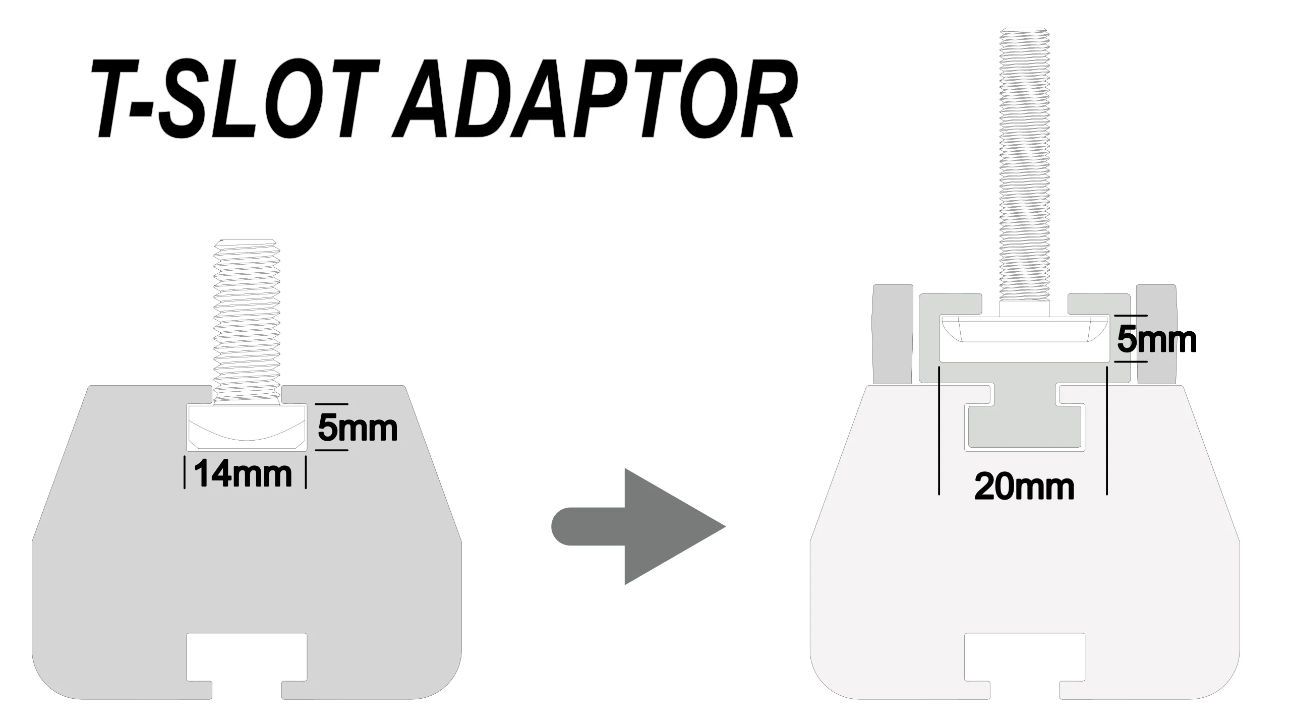Kit de Adaptadores para Acessórios Universais "Tessera 4x4" para Barras Tessera Bar+ e Tower+ - Image 4