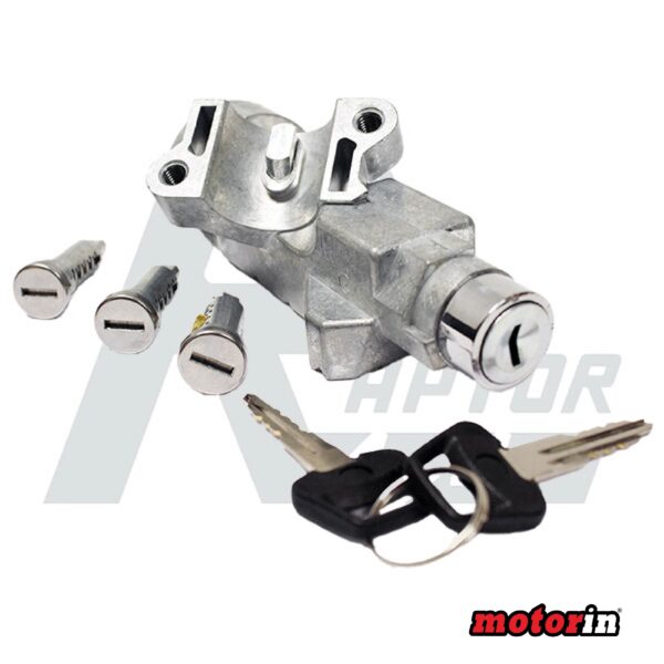 Kit Coluna de Direção + 3 Canhões de Ignição com Chaves Land Rover Defender