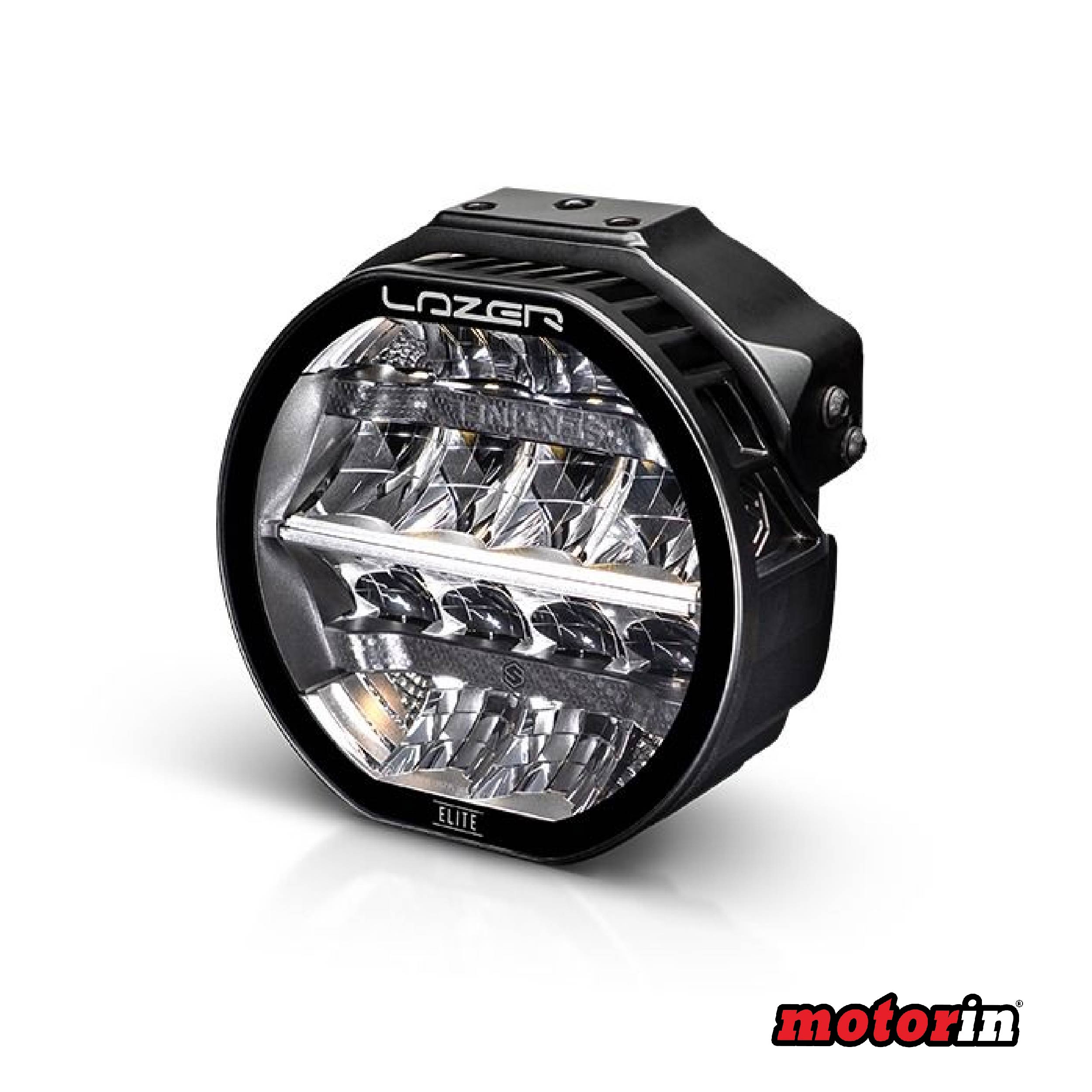 Farol LED Redondo "LAZER" Sentinel 7" Elite Black Fixação Invertida