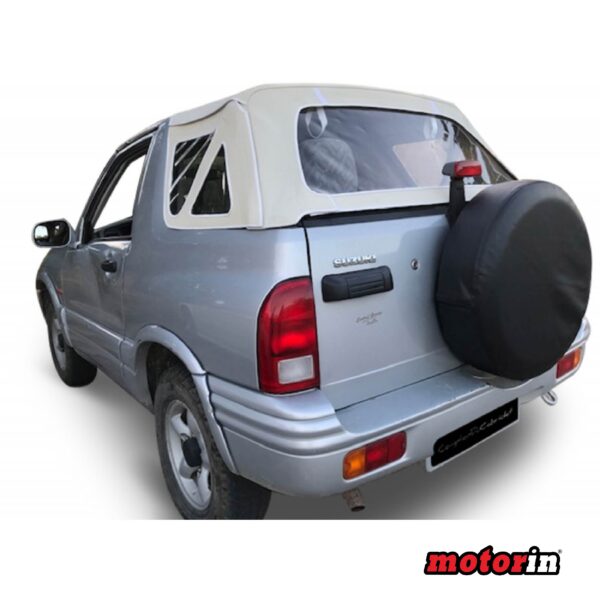 Capota de Lona 5 Peças “Branco/Preto” Suzuki Grand Vitara Cabrio 3 Portas