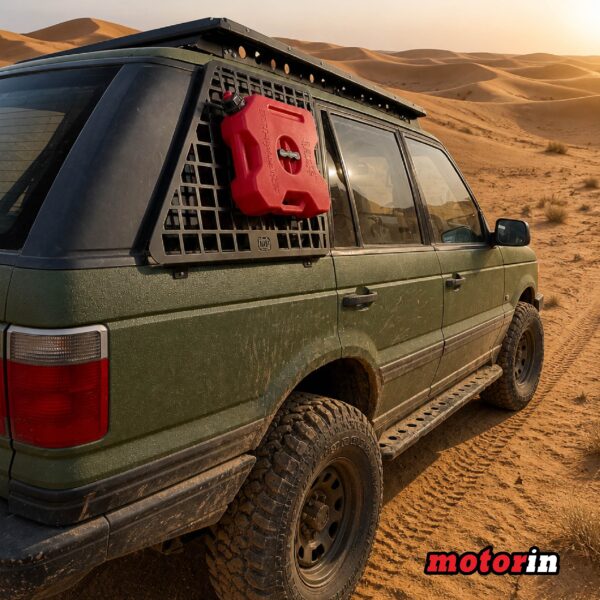 Painéis Molle Exteriores das Janelas Laterais Traseiras “MP4X4” Range Rover P38