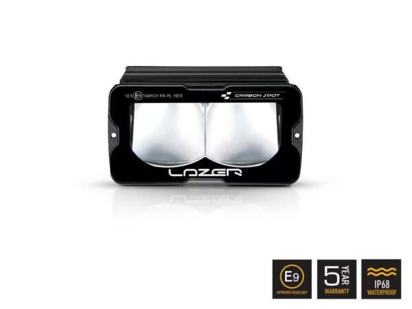 Farol LED "Lazer Lamps" Carbon-2 Spot (White Dip Mode)