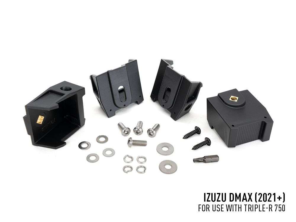 Isuzu D-Max (2021-2022) - Kit de Montagem para Grelha (inclui: 2x Triple-R 750 Elite (Gen2), 1x Suportes de Montagem para Grelha, 1x Kit de Cablagem) - Image 3