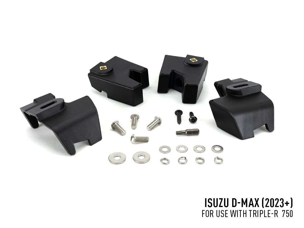 Isuzu D-Max (2023+) - Kit de Montagem para Grelha (inclui: 2 x Triple-R 750 Elite (Gen2), 1 x GM-DMAX-02K, 1x Kit de Cablagem) - Image 2
