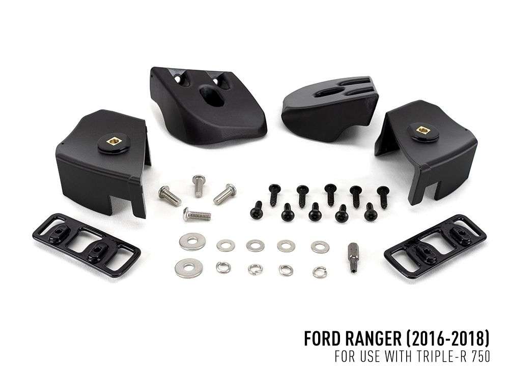 Ford Ranger (2016-2018) - Kit de Montagem na Grelha (inclui: 2x Triple-R 750 Wide, 1x Suportes de Montagem na Grelha, 1x Kit de Cablagem) - Image 2