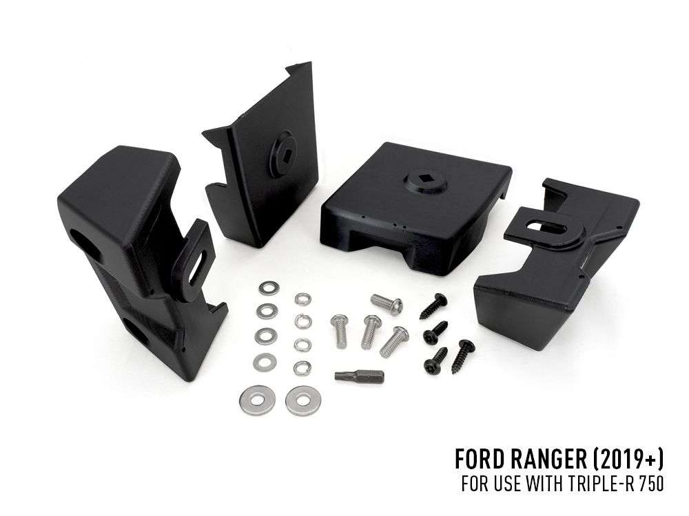 Ford Ranger (2019-2022) - Kit de Montagem para Grelha (inclui: 2x Triple-R 750 Elite (Gen2), 1x Suportes de Montagem para Grelha, 1x Kit de Cablagem) - Image 2