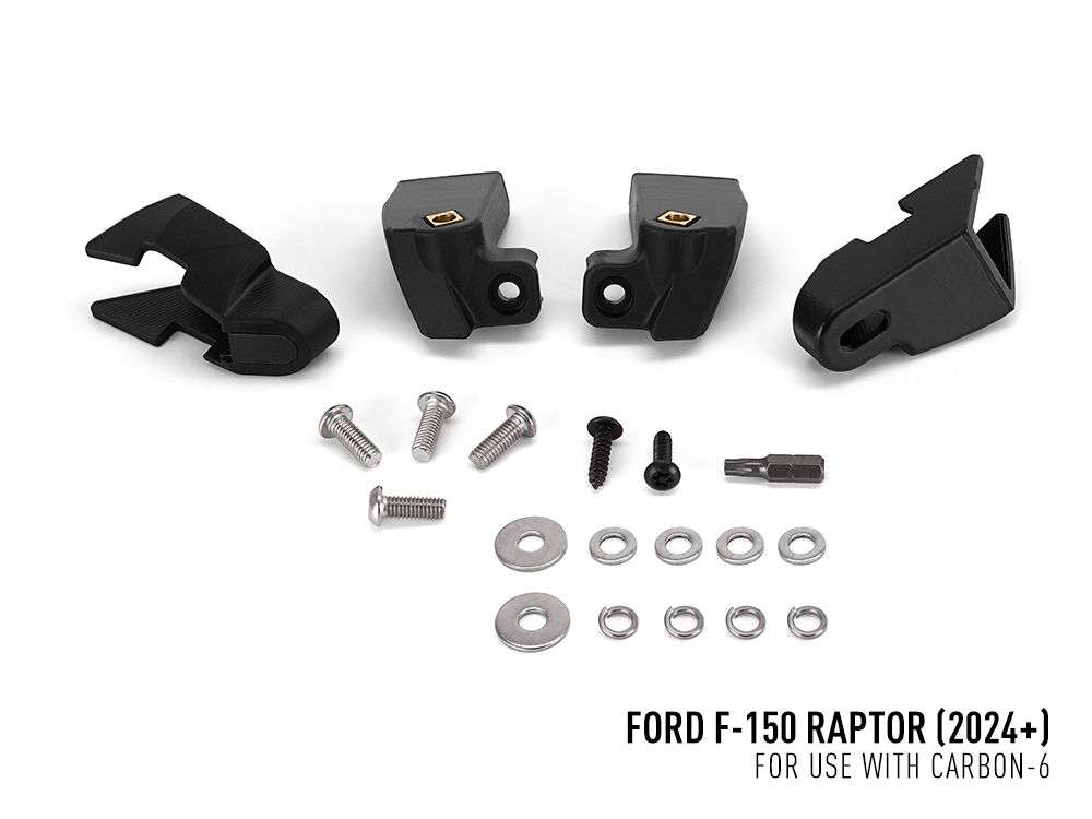 Ford F-150 Raptor (2024+) - Kit de Montagem para Grelha (inclui: 2x Carbon-6 Spot, 1x Suportes para Grelha, 1x Kits de Cablagem) - Image 2