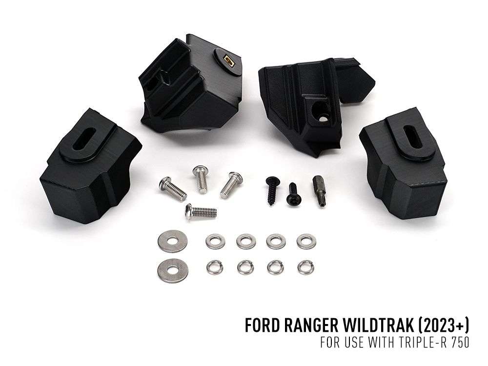 Ford Ranger Wildtrak (2023+) - Kit de Montagem para Grelha (inclui: 2x Triple-R 750 Wide, 1x Suportes de Montagem para Grelha, 1x Kit de Cablagem) - Image 2