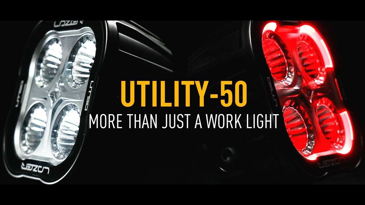 Farol LED de Trabalho "Lazer Lamps" Utility-50 (com Função de Sinalização + Luz Traseira Vermelha) - Image 3