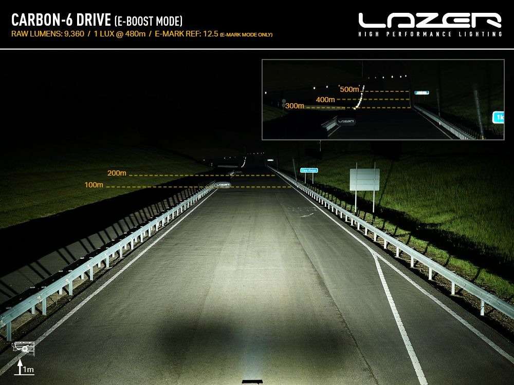 Barra de LED "Lazer Lamps" Carbon-6 Drive (Gen3) - Image 13