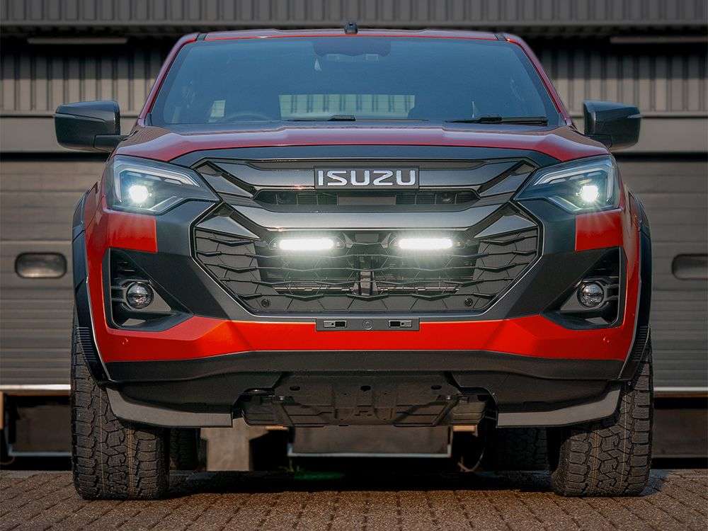 Isuzu D-Max (2025+) - Kit de Montagem para Grelha (inclui: 2x Linear-6 Elite, 1x Suportes de Montagem para Grelha, 1x Kit de Cablagem)