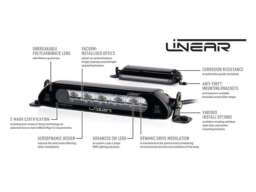 Barra de LED "Lazer Lamps" Linear-12 Elite com Luz de Presença - Image 5