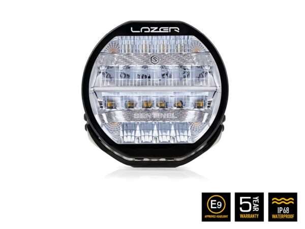 Farol LED "Lazer Lamps" Sentinel 9'' (Internal Chrome)