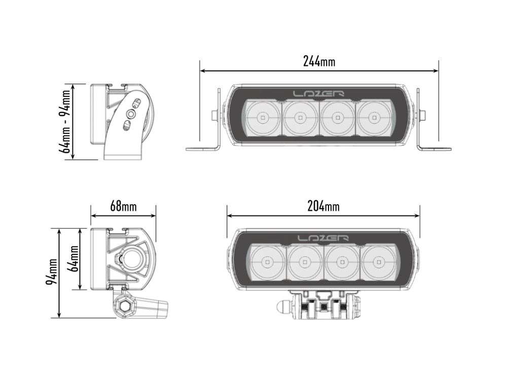Barra LED "Lazer Lamps" ST4 Evolution - Image 10