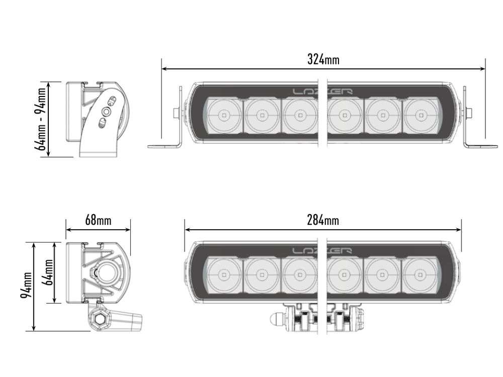 Barra Led "Lazer Lamps" ST6 Evolution - Image 12