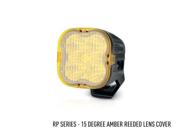 Capa de Lente Âmbar Estriada "Lazer Lamps" RP Series & Utility-50/80 HD