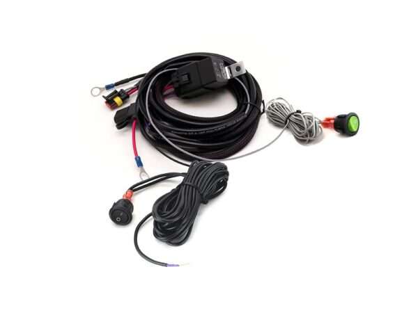 Kit de Cablagem para 1 Farol ou Barra LED com Interruptor Momentâneo (3-Pin, Superseal, 12V)