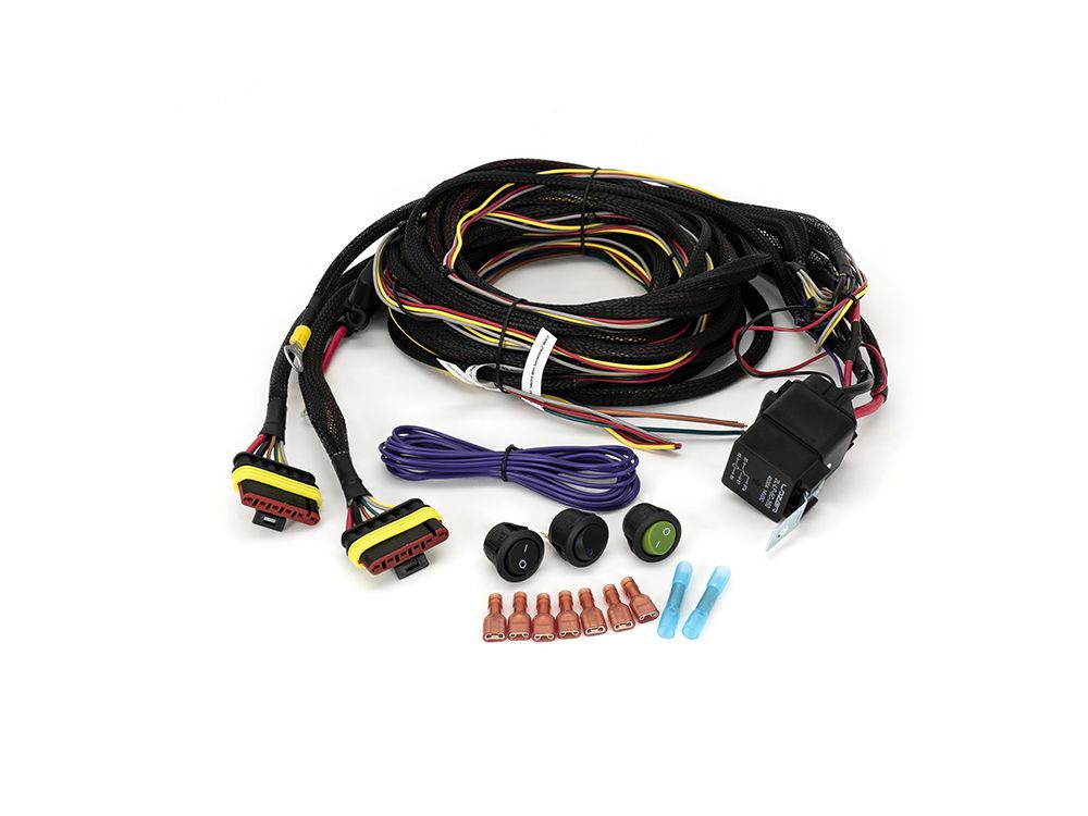 Kit de Cablagem para 2 Faróis ou Barras LED - Longo (6-Pin, Superseal, 12V)