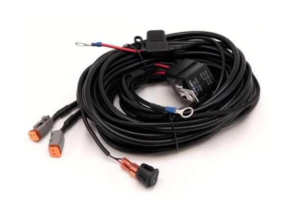 Kit de Cablagem para 2 Faróis ou Barras LED (2 Pinos, Deutsch DT, 12V)