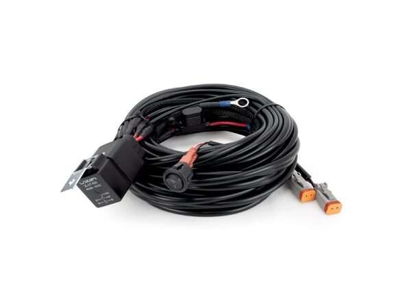 Kit de Cablagem para 2 Faróis ou Barras LED - Longo (2 Pinos, Deutsch DT, 12V)