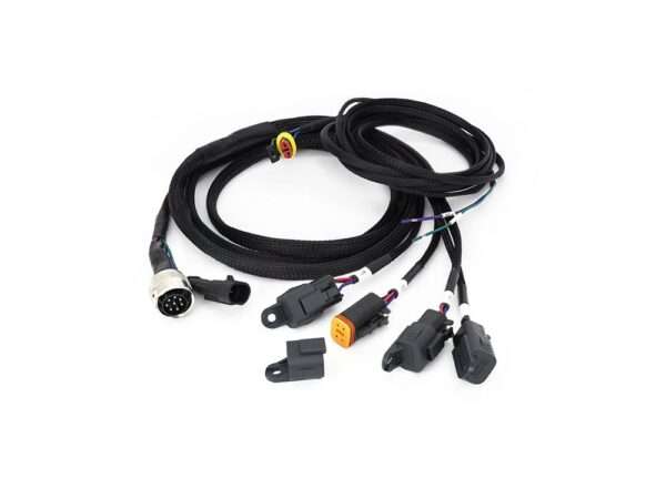 Kit de Cablagem para 4 Faróis ou Barras LED com Conector ITT (4-Pinos, Deutsch DT, 12V)