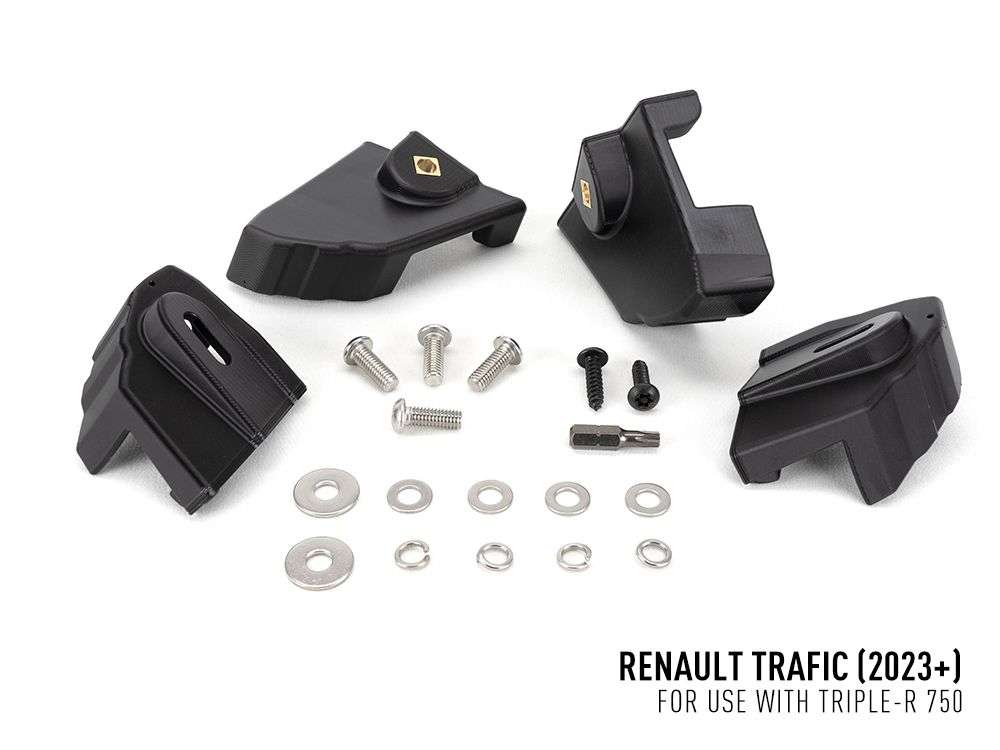 Renault Trafic (2023+) - Kit de Montagem para Grelha (inclui: 2x Triple-R 750 Wide, 1x GM-RNTR-02K, 1x Kit de Cablagem) - Image 2