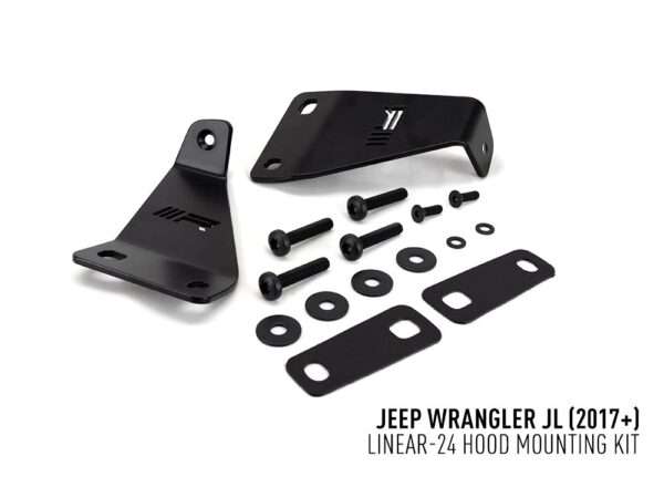 Kit de Montagem no Capô (Para Linear-24) "Lazer Lamps" Jeep Wrangler JL (2017+)