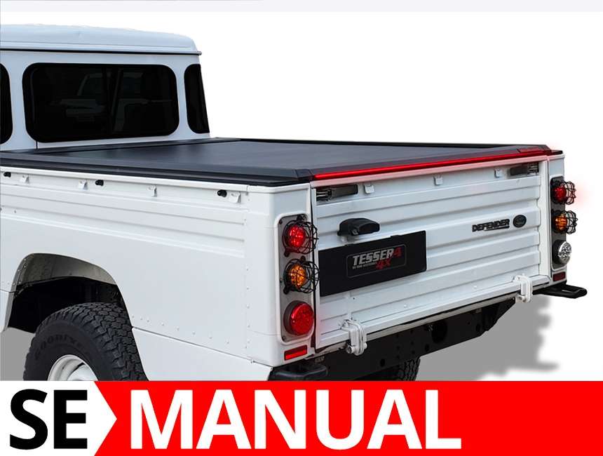 Cobertura Retrátil Manual Tessera SE – Land Rover Defender 110 Long Bed