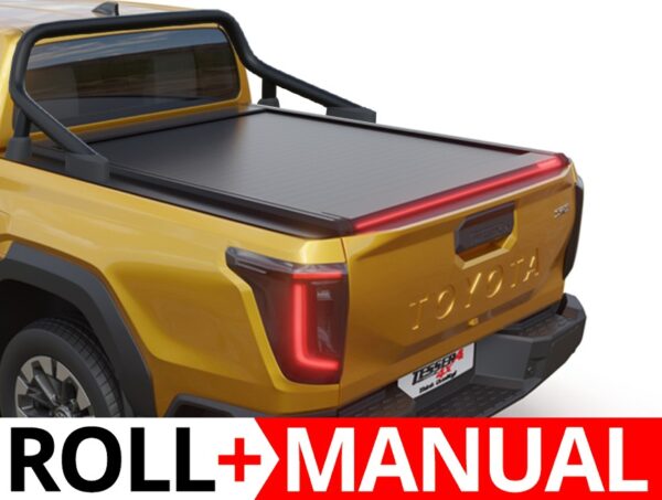 Cobertura Retrátil Manual Tessera Roll+ para Roll-Bar OEM – Toyota Hilux Travo 2026+