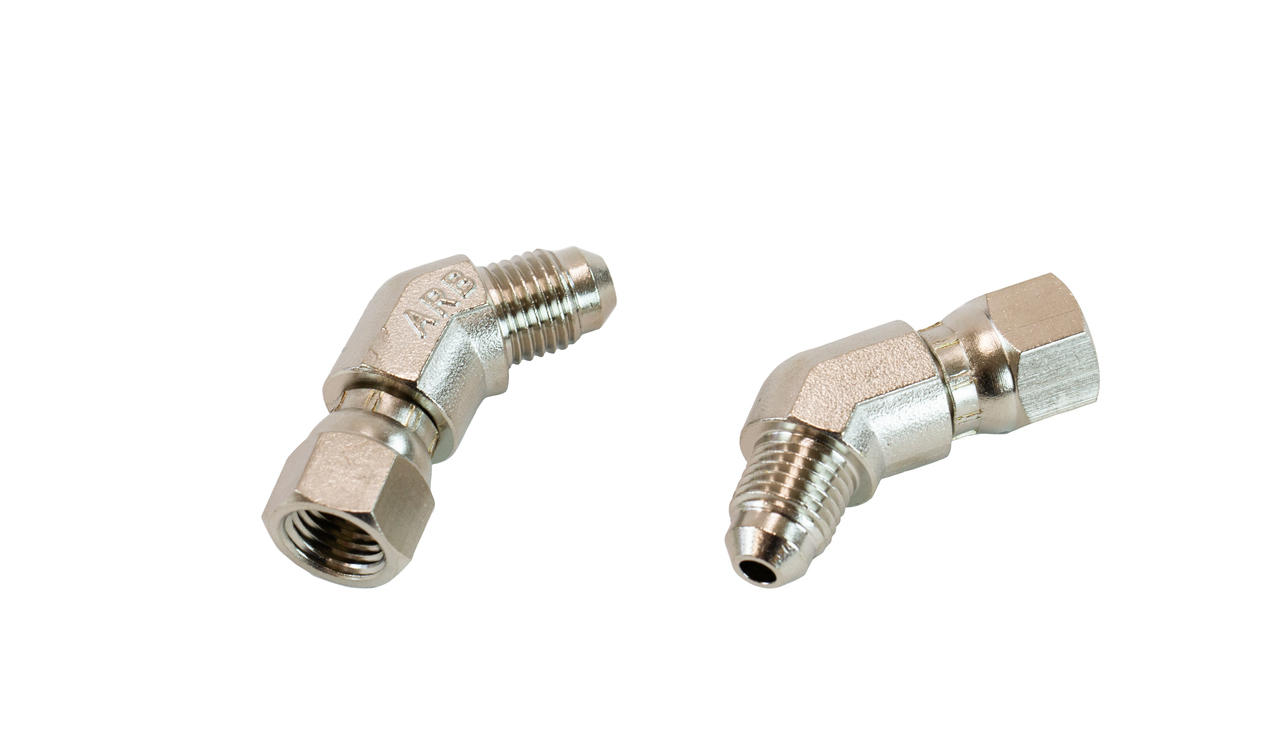 Acessório para Linha de Ar JIC4 (Macho) para JIC4 (Fêmea) 45º "ARB"