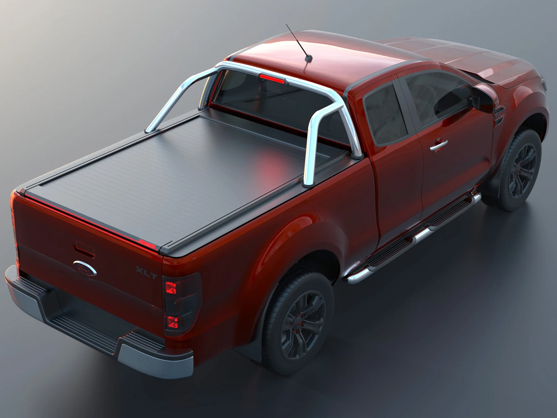 Cobertura Top Roll SE+ Manual "Tessera 4x4" Ford Ranger (Extra-Cab) de 2012 a 2022 - Image 8