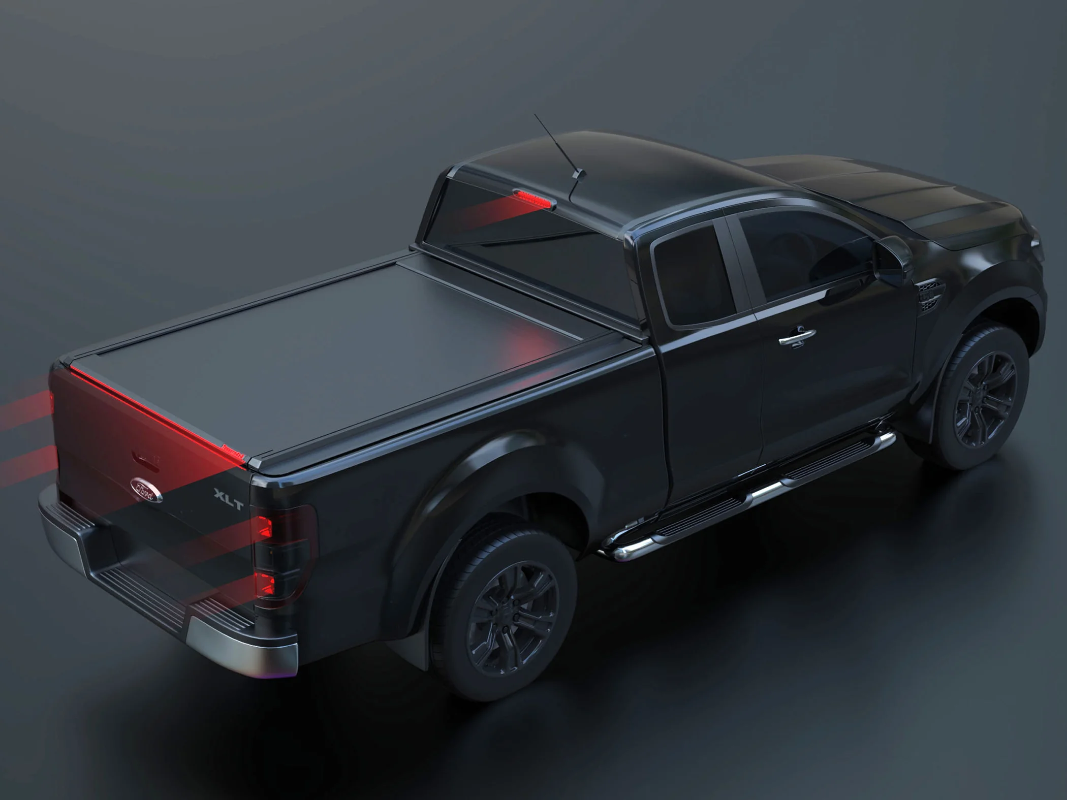 Cobertura Top Roll SE+ Manual "Tessera 4x4" Ford Ranger (Extra-Cab) de 2012 a 2022 - Image 3