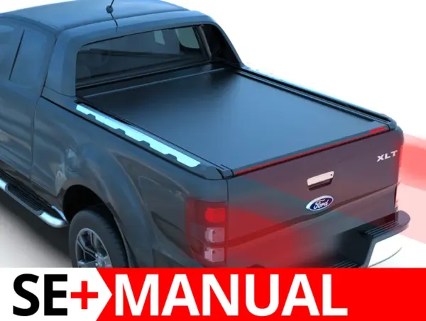 Cobertura Top Roll SE+ Manual "Tessera 4x4" Ford Ranger Wildtrak (Extra-Cab) de 2012 a 2022