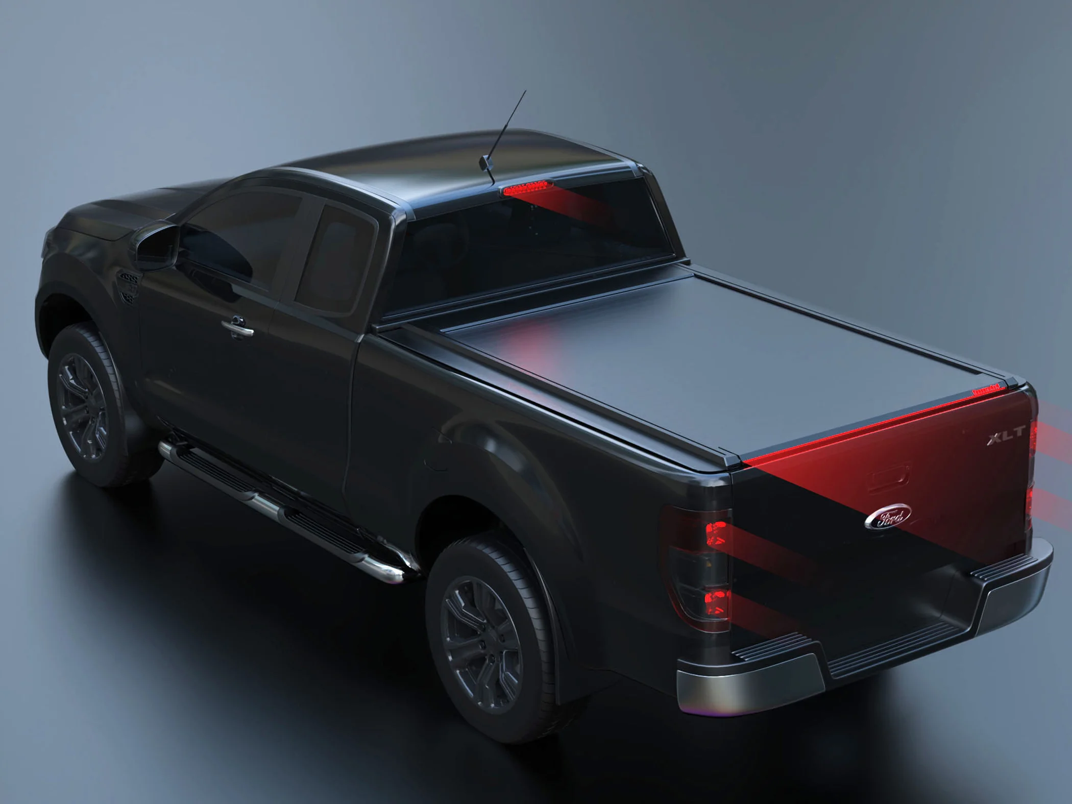 Cobertura Top Roll SE+ Manual "Tessera 4x4" Ford Ranger (Extra-Cab) de 2012 a 2022 - Image 2