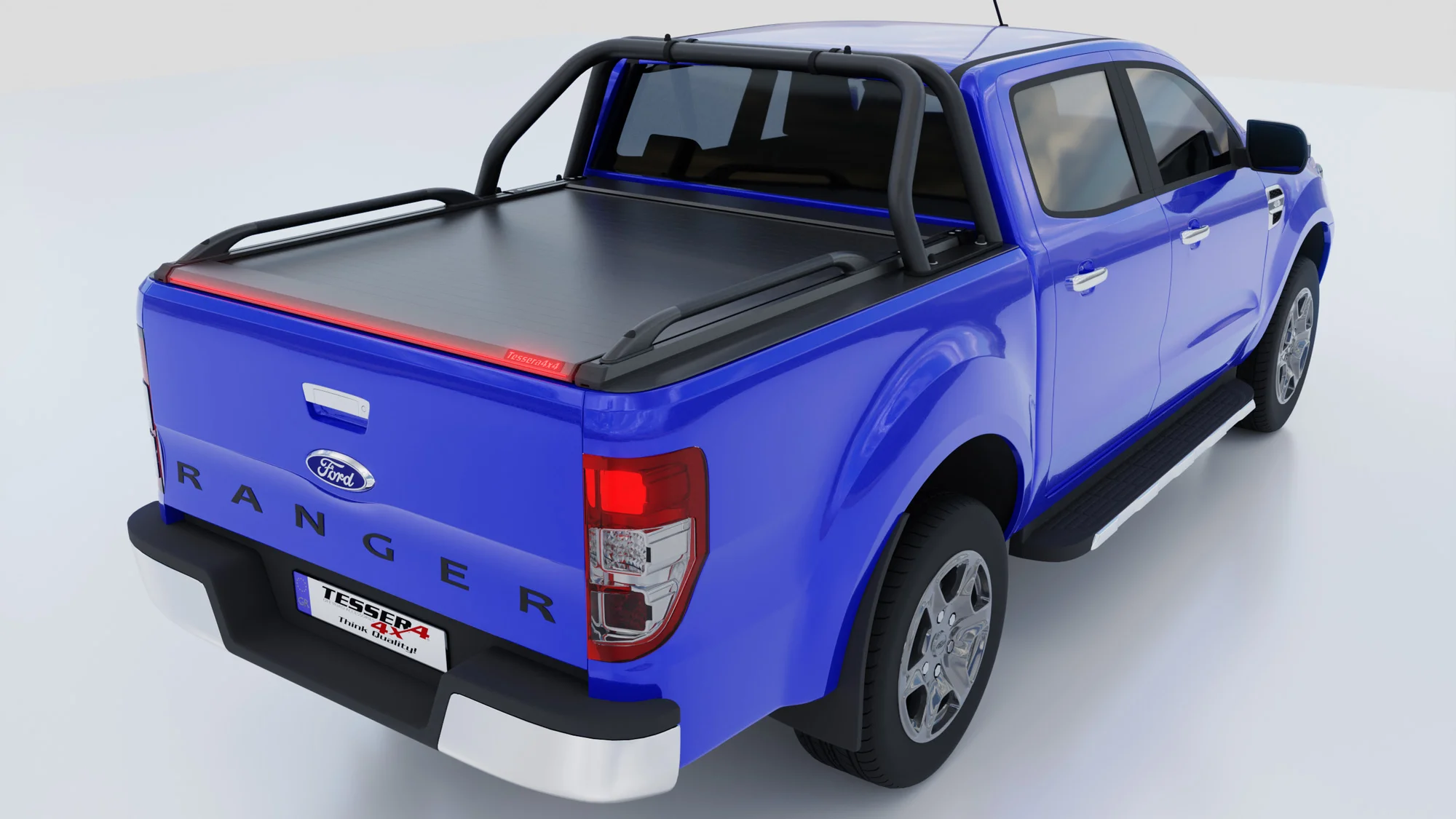 Cobertura Top Roll SE+ Manual "Tessera 4x4" Ford Ranger (Cabine Dupla) de 2012 a 2022 - Image 3