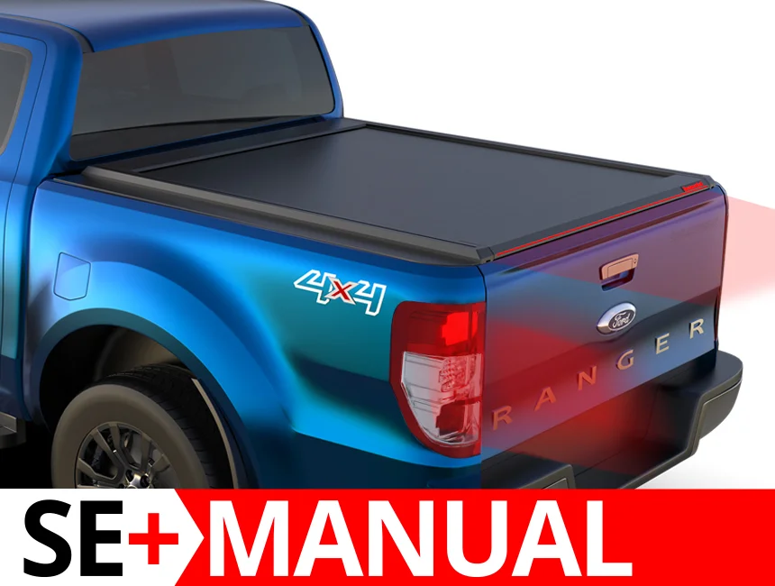 Cobertura Top Roll SE+ Manual "Tessera 4x4" Ford Ranger (Cabine Dupla) de 2012 a 2022